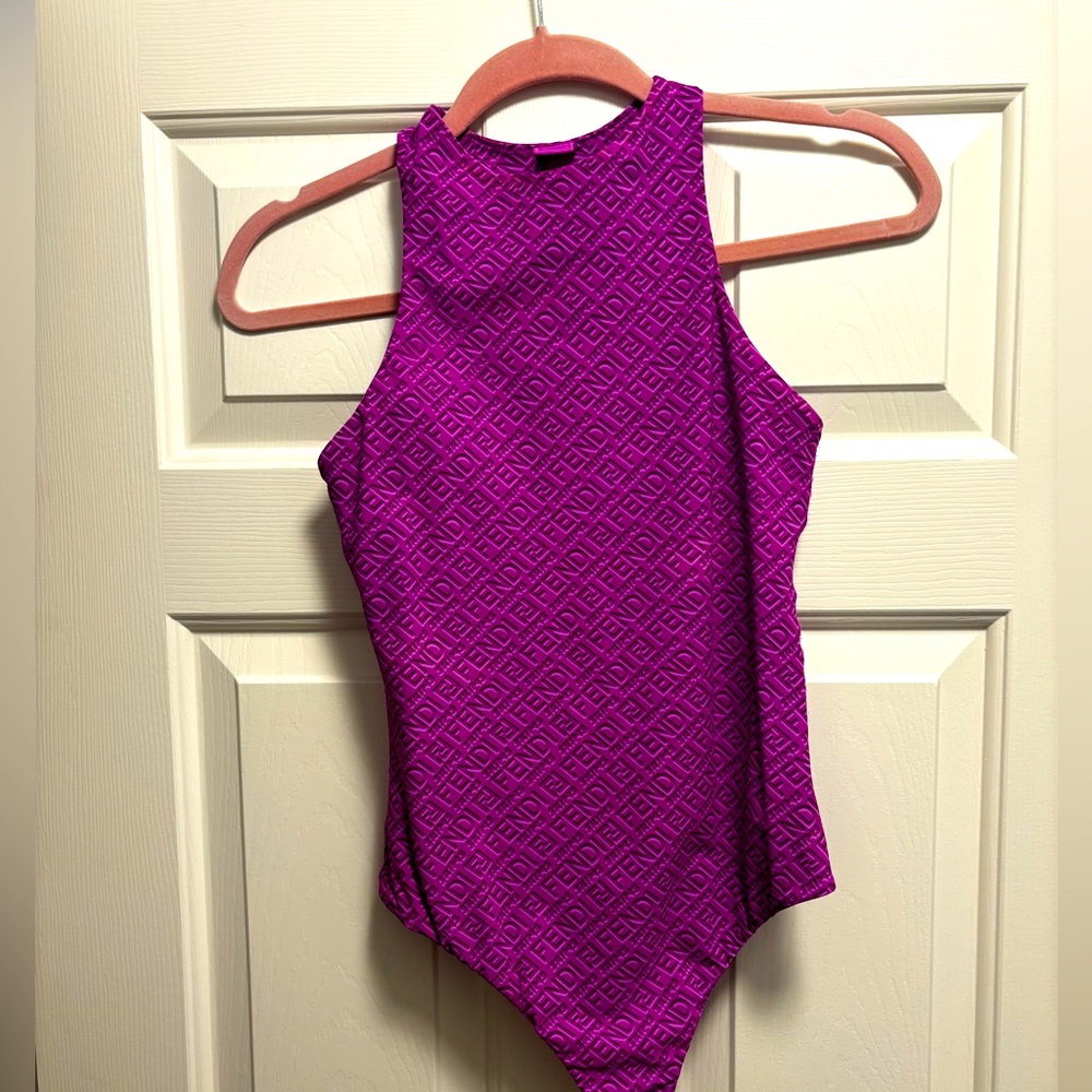SKIMS X FENDI Limited Edition High Neck bodysuit